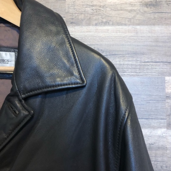 Vintage Chocolate Brown Buttery Soft Leather Jacket Small - Picture 5 of 13